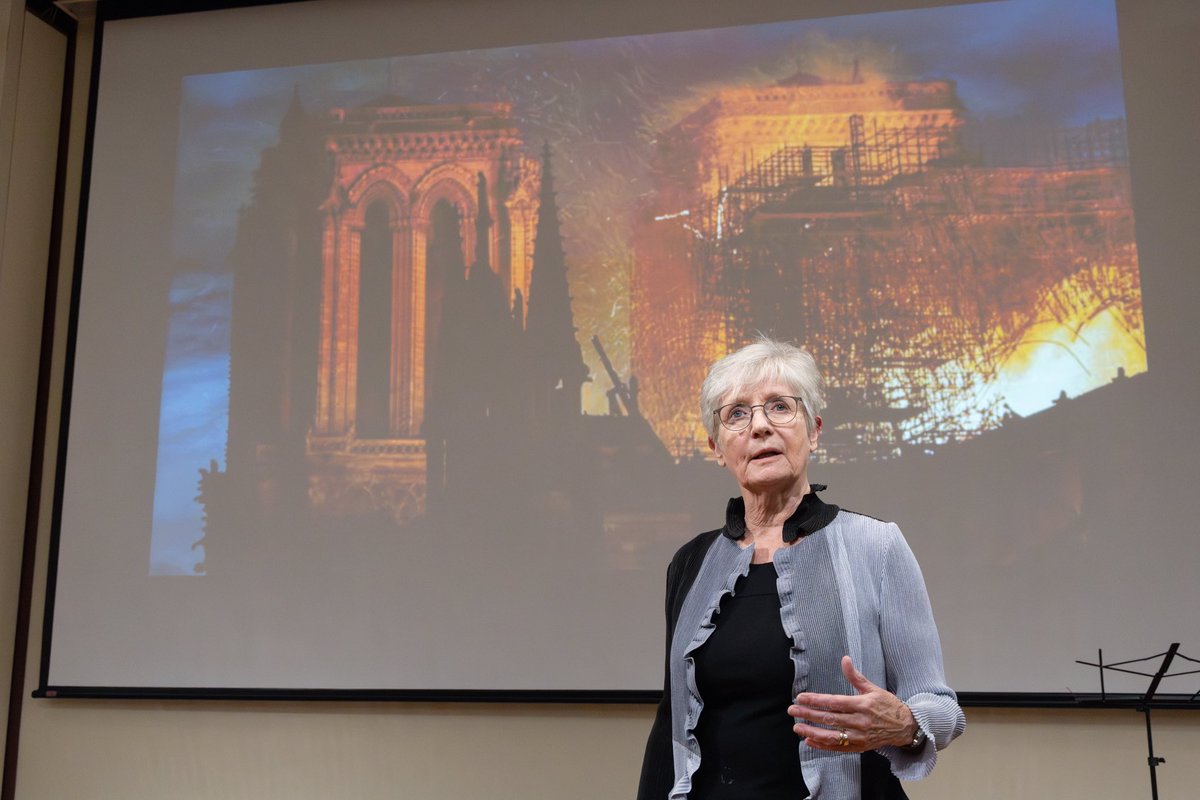 bostoncamerata's tweet photo. December 17: A gala celebration at the American Academy of Arts and Sciences feted the miracle of the newly restored Notre-Dame in Paris. The Cambridge gathering featured presentations by Dr. Caroline and Dr. Thomas Kelly. https://t.co/EADwG9kAG4