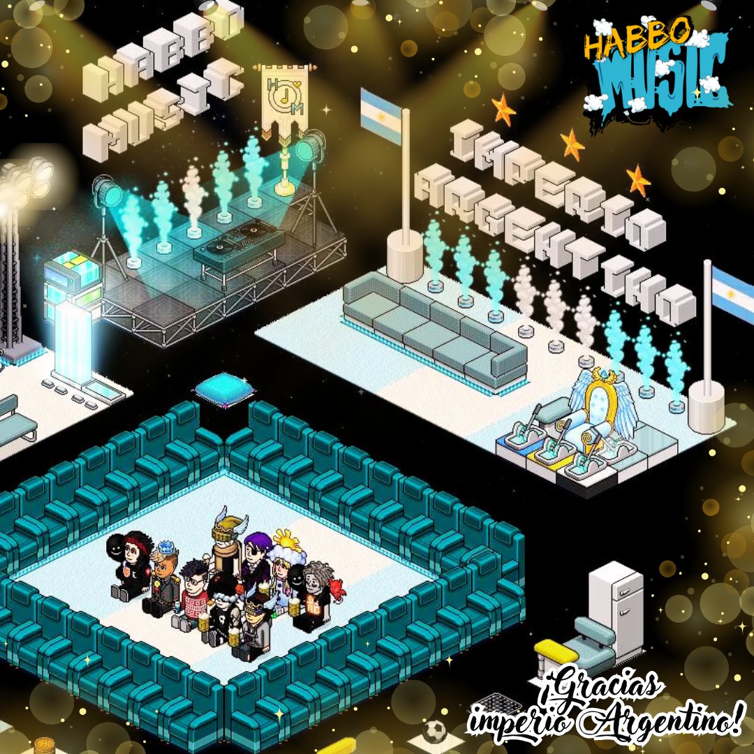 🤩Agradecemos al Imperio Argentino por la invitación al evento de Zana Kik. 🥳

Fue un honor participar y disfrutar de esta experiencia juntos...😌❤️

Esperamos colaborar nuevamente en un futuro. 

¡Gracias por su gran espíritu de comunidad!

El equipo de HabboMusic✨