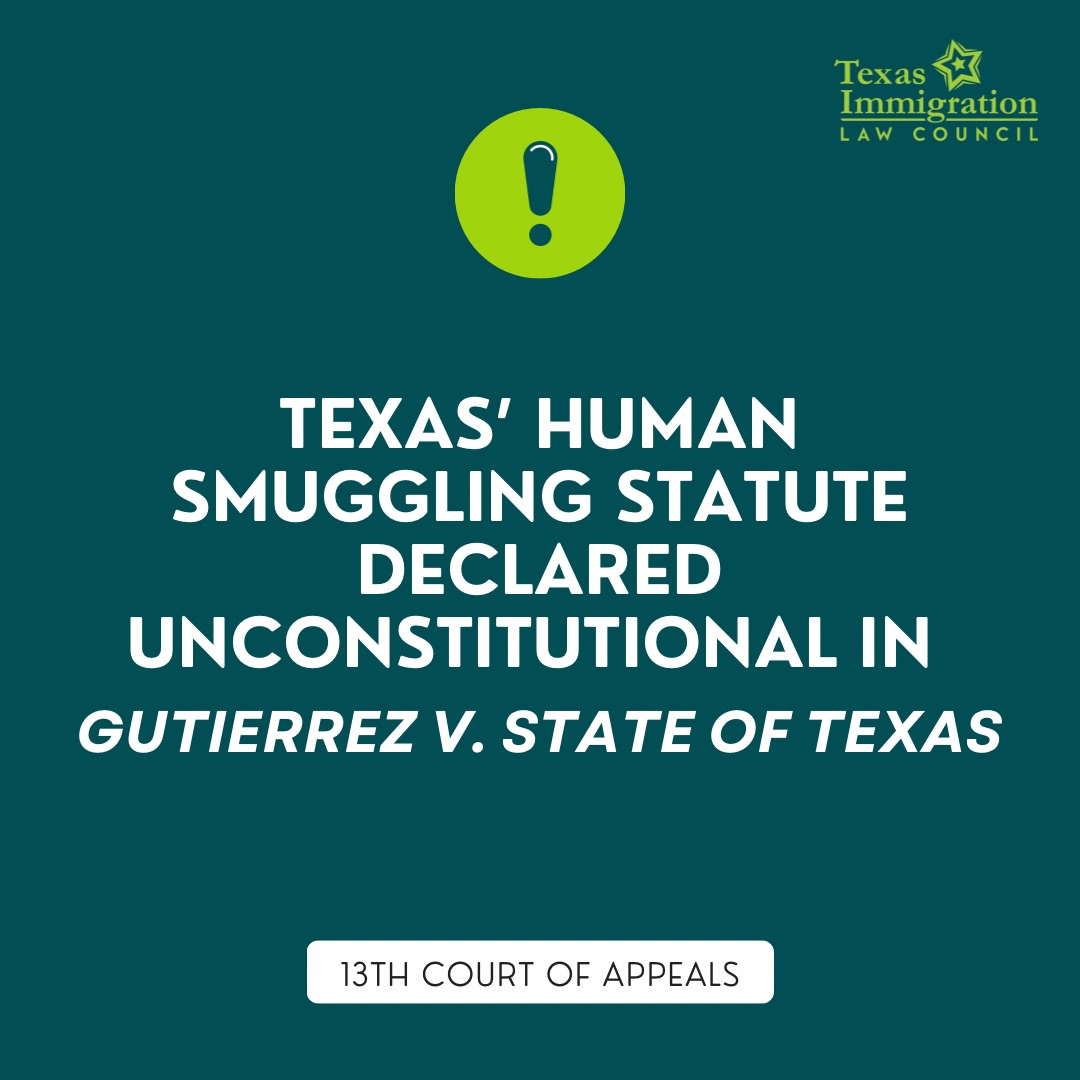 Texas Immigration Law Council tweet media