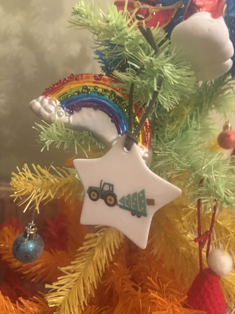 New tree decoration 🚜 #TractorGeek