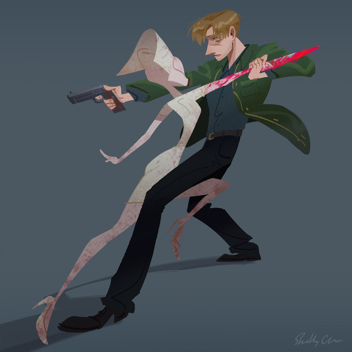 shellychen1991's tweet photo. Good game to play before sleep.
#silenthill2remake #silenthill2 #shellychen #characterdesign #conceptart #art #artoftheday #artofinstagram #digitalart https://t.co/MMqL89NQpZ