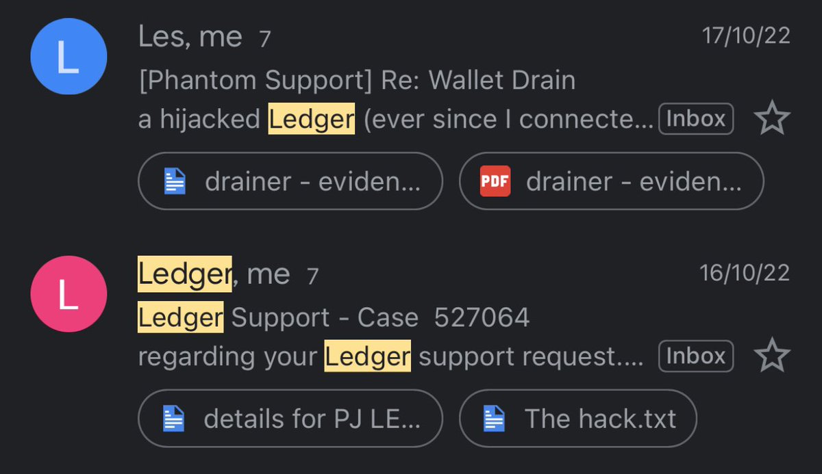 JakubTweets's tweet photo. @Jef_NfT I guess @Ledger still hasn’t checked for an insider compromising their devices ever since 2022 lol, same boat man lost around 400 SOL in the bear market due to wanting to be more secure and then got fucked in the ass. I hope you manage to get back from this as I still haven’t;p https://t.co/s6JdXaBOwp
