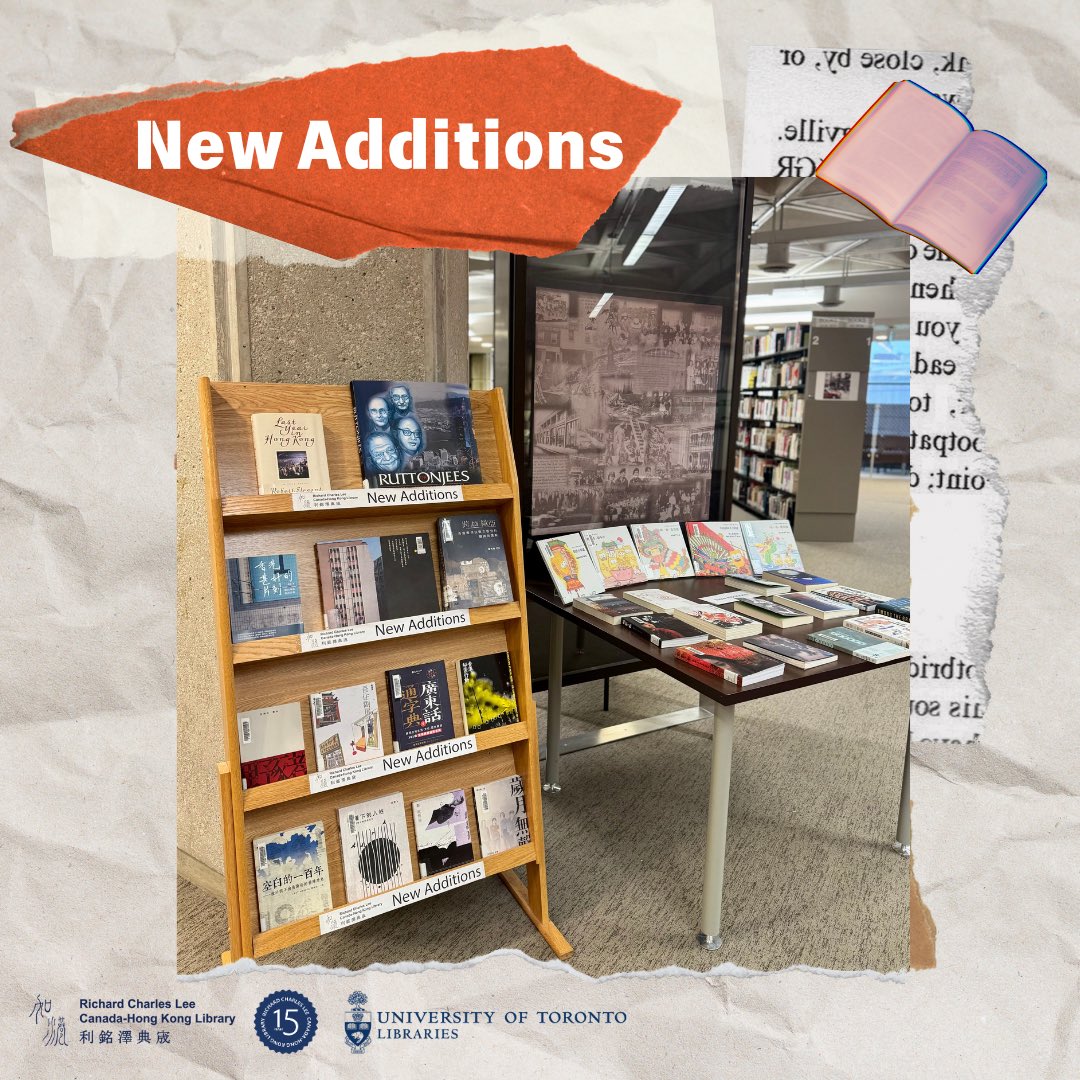 rclchkle's tweet photo. New additions alert! We would like to thank our donors for their generous support in helping us to expand our collection. Visit us on the 8th floor of Robarts Library to enjoy these new titles.
#UofT #UofTLibraries #RCLCHKL https://t.co/wdmy2KTdnC