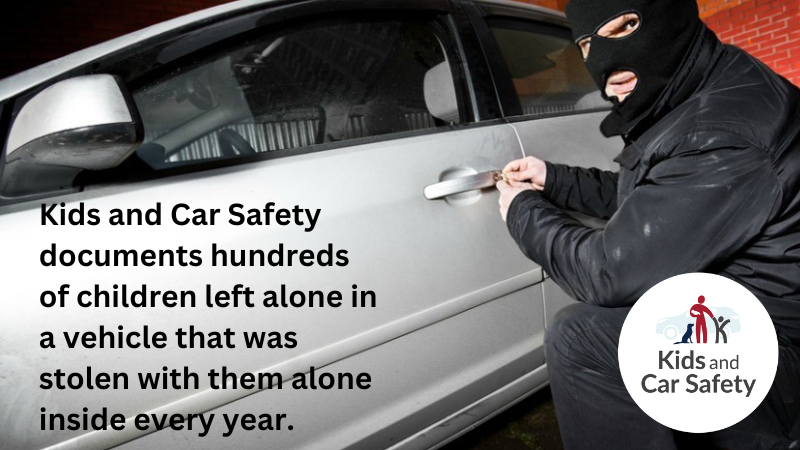 So far in 2024, 107 children have been left unattended in vehicles that were stolen with them inside in the U.S. Even in the safest neighborhoods, car thefts can happen in seconds. Never leave children unattended in vehicles, even for 1 minute. 

Source: <a href="/KidsAndCars/">Kids and Car Safety</a> 
#BeSafePA