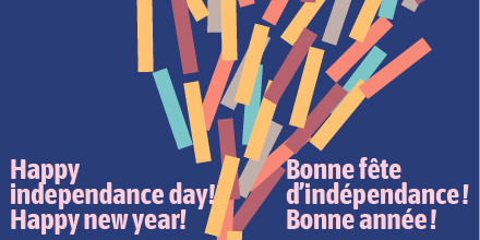 🎉🇭🇹Bonne année et joyeuse fête de l'Indépendance d'Haïti ! 
===
🎉🇭🇹 Happy New Year and Happy Haitian Independence Day!