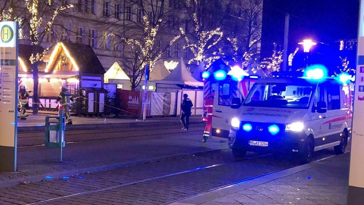 Fideszfrakcio's tweet photo. Shocking to see so many German families get Islamist terror and death under the Xmas tree. This is why we never let masses of illegal migrants in, no matter how Brussels punishes us! We will never allow our country turn into a Magdeburg disaster zone. #FideszPress #NoMigration https://t.co/XUnWjVlwqV