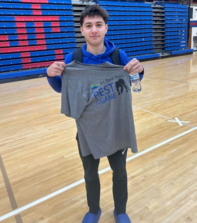 Congratulations to senior basketball player Carter Kent on being named the A1 Pest Pros Male "Pest of the Week!" Kent had 23 points against East Central, 23 points against Silver Creek, and 42 points against Greensburg over the past week. 🏀