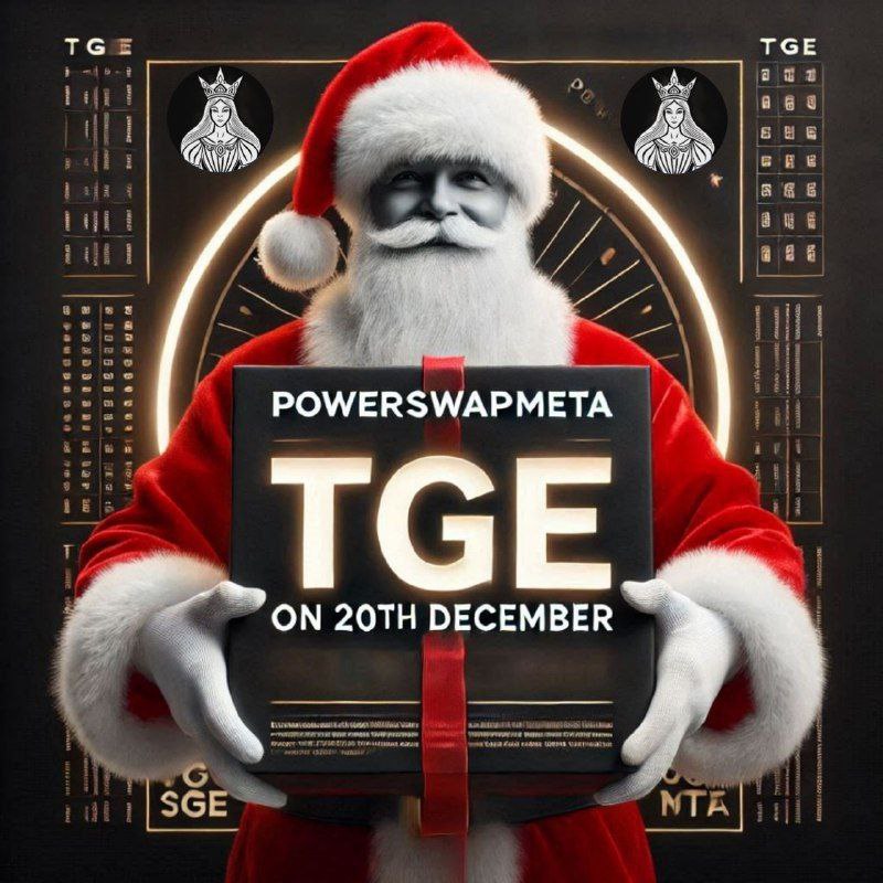 MikeelOdera's tweet photo. The wait is finally over!
$PSWMeta of @POWERSWAPMETA launches its TGE today,ushering in a new era of crypto trading.
This advanced swap platform promises unmatched speed, efficiency,and innovation.
Be part of the transformation today!
#PSWMeta #pswsanta https://t.co/MVi0qk4zos
