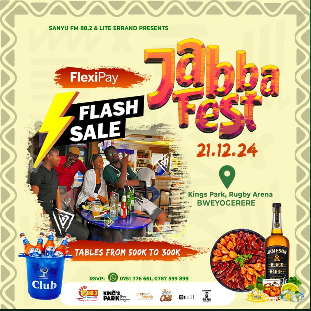 ShackAlumni's tweet photo. The #JabbaFest is back 🔥🔥🔥🔥🔥 bigger and better for #Alumni to touch base and unite, like the good old times. Clear your 21.Dec and come relieve those nostalgic memories @Kingsparkarena 

#Powered by @TheRugbyChill @882SanyuFM @tellbrandsUG

For #reservations: 0787599899 https://t.co/RxFdB3wVyK