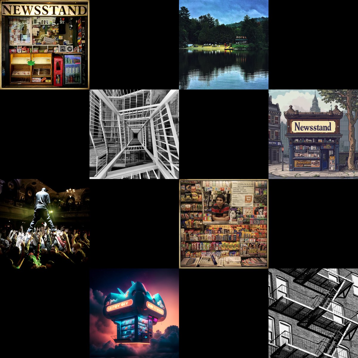 ⛓️My Art on secondary:

🔝Escape From New York. Ed 57 |  .222E
📰News Anniversary I. Ed 100 | .02E
🗞️Newsstand 077 of 100 |  .77E
🔵Lakeside Lodging. Ed 30 | .1E
✖️aXis 7. Ed 138 | .02E
👤The Beacon. Ed 36 | .1E
👾8~bit NWSTNDS 12. Ed 44 | .144E
☄️Newzztandz 055 of 111 | .05E