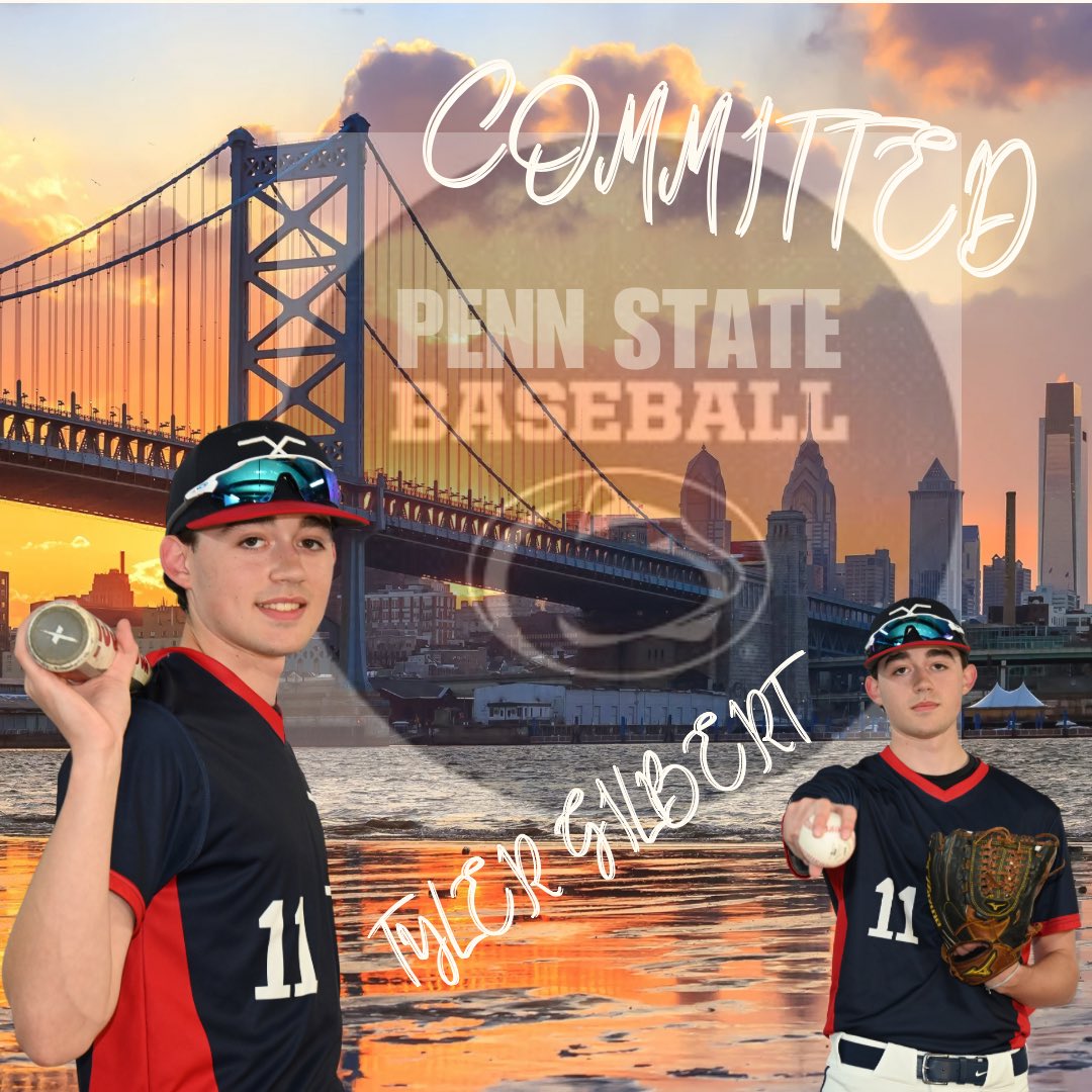 CG RHP/1B Tyler Gilbert recently committed to PSU Berks. Ty has played on our 2025/2026 teams since 13u. Best of luck to Ty this year at Perk Valley and next season at Berks!