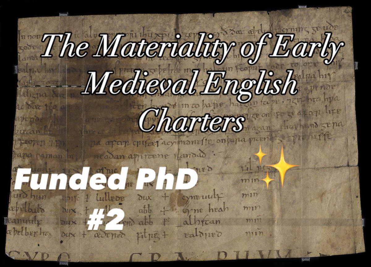 MEMS (@mems_ukc) on Twitter photo Knowledge Orders PhD Project #2
*The Materiality of Early Medieval English Charters*
komldsp.org.uk/projects/mater…
With Dr Robert Gallagher <a href="/hwaetspur/">Robert Gallagher</a> and Prof Julia Crick Knowledge Orders PhD Project #2
*The Materiality of Early Medieval English Charters*
komldsp.org.uk/projects/mater…
With Dr Robert Gallagher <a href="/hwaetspur/">Robert Gallagher</a> and Prof Julia Crick