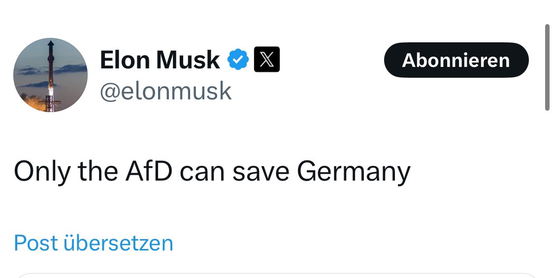 BabetteDre's tweet photo. @NancyFaeser Besser konnten Sie Elon Musks heutigen Post eigentlich nicht bestätigen als mit diesen leeren Worten, denen jeder, der „eins und eins zusammen zählen kann“ entnehmen kann, dass die SPD nichts ändern wird. Gar nichts. https://t.co/5DqnlslvjS