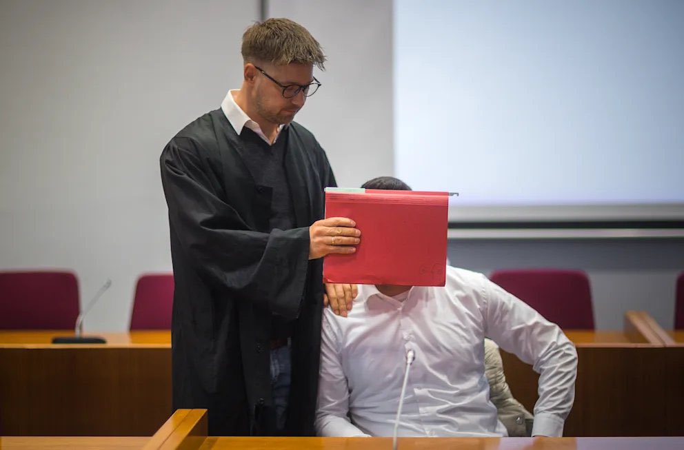 EndWokeness's tweet image. Germany in a nutshell:

1. Marie-Thérèse Kaiser.
Crime: A post about migrant r*pes.
Punishment: €6,000 fine.

2. Tayfun A.
Crime: R*ping a femaIe colleague. 
Punishment: €8,000 fine, probation.