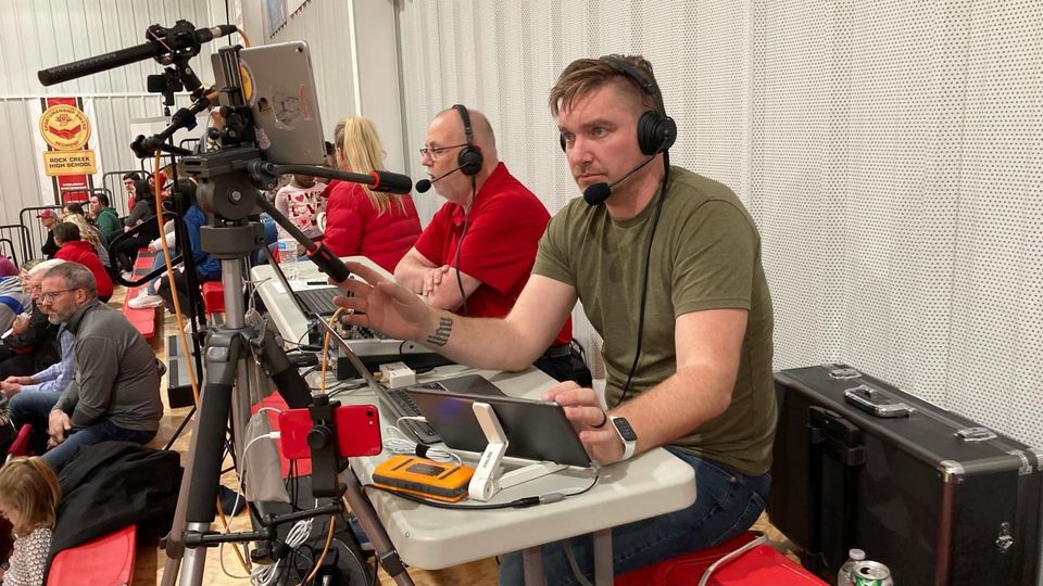 Boys basketball tonight! Just in time for the holidays, the Rock Creek boys are at home against Ohio County, Kentucky. Join BJ Paro and me for all the streaming play-by-play. Find us on the Rock Creek Community Academy Facebook home page and tune in.