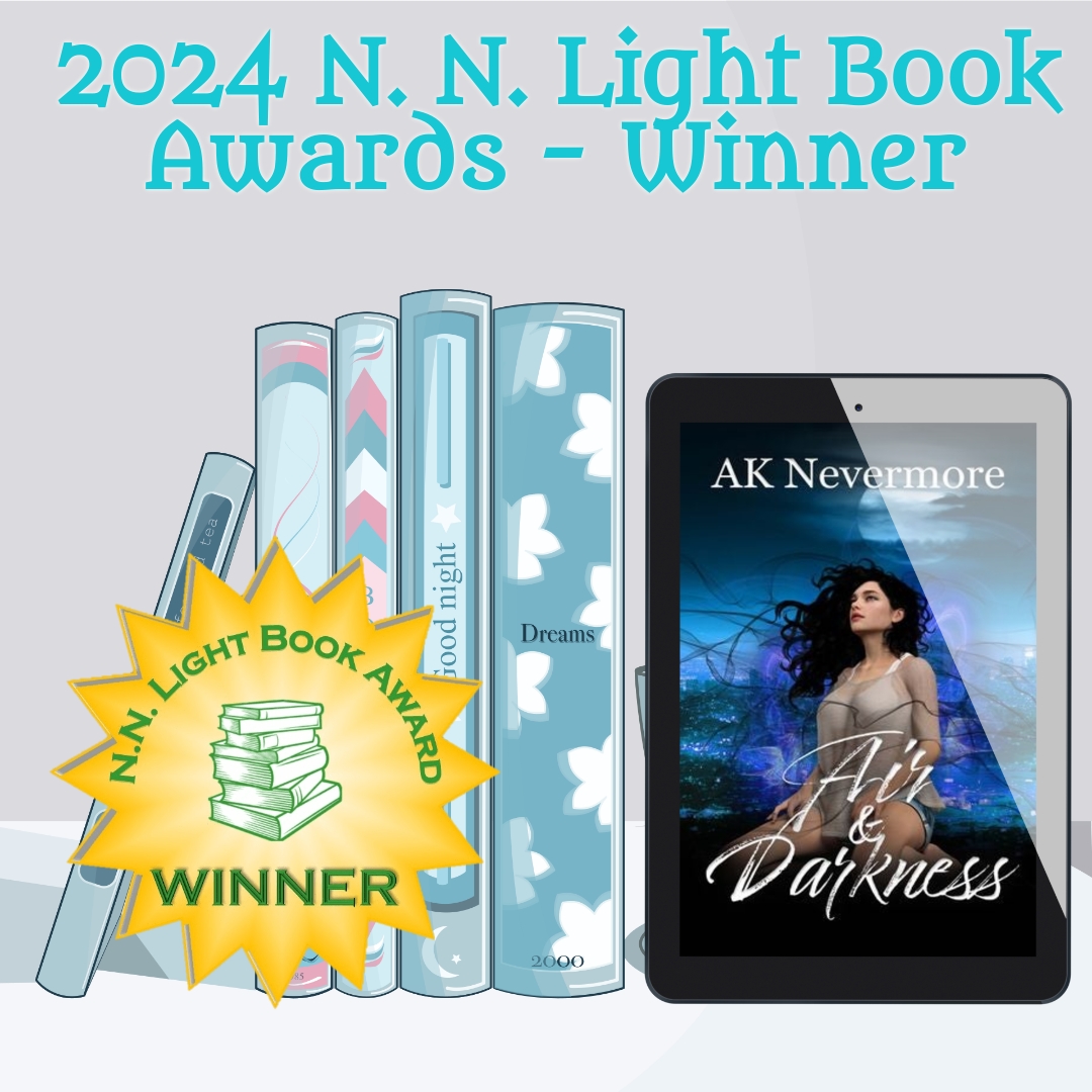 AkNevermore's tweet photo. I  am so incredibly honored! Katherine took home Best Erotic Romance/Romantic Suspense, Air &amp; Darkness was awarded Best Urban Fantasy/Urban Fantasy Romance, and Binder won this year for Best Steamy Romance. Definitely an awesome way to wrap up 2024! https://t.co/a85axSZISW