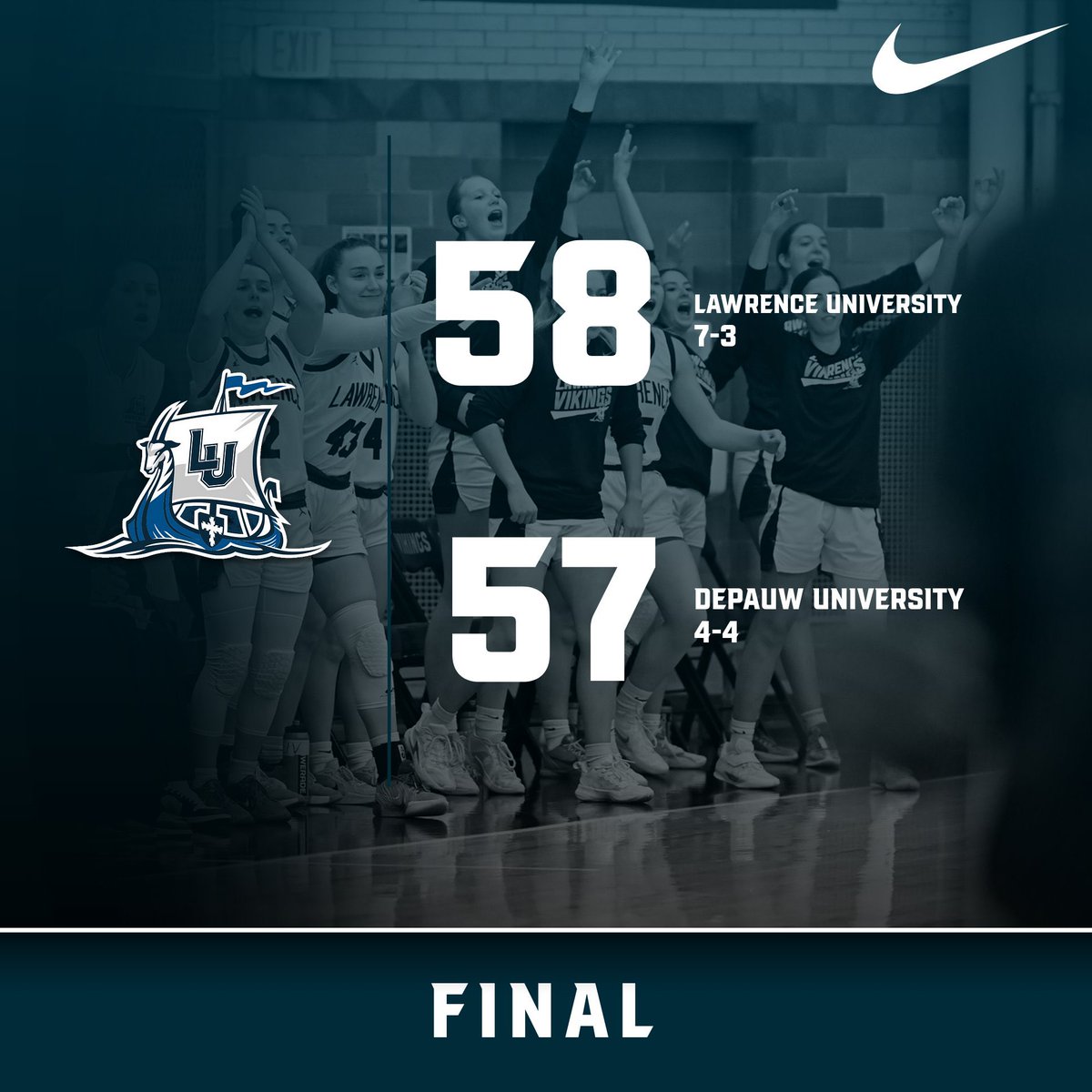 Vikes over Tigers. 

Back at it tomorrow at noon. 
 
#LUWBB | #ReadyTheShip