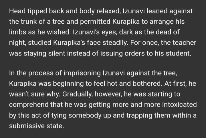 ChainCustard404's tweet photo. New #Leopika fanfic where Kurapika likes tying people up. Chapter 2 takes a detour as he learns the ropes under Izunavi's tutelage ⛓️💦 

Read it on AO3! Please mind the tags 🔞
https://t.co/2Qlnrpkj8m https://t.co/PkUYHHaNEK