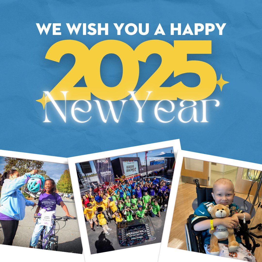 Happy New Year from The NASCAR Foundation ✨ We can't wait for another amazing year of serving our community!
