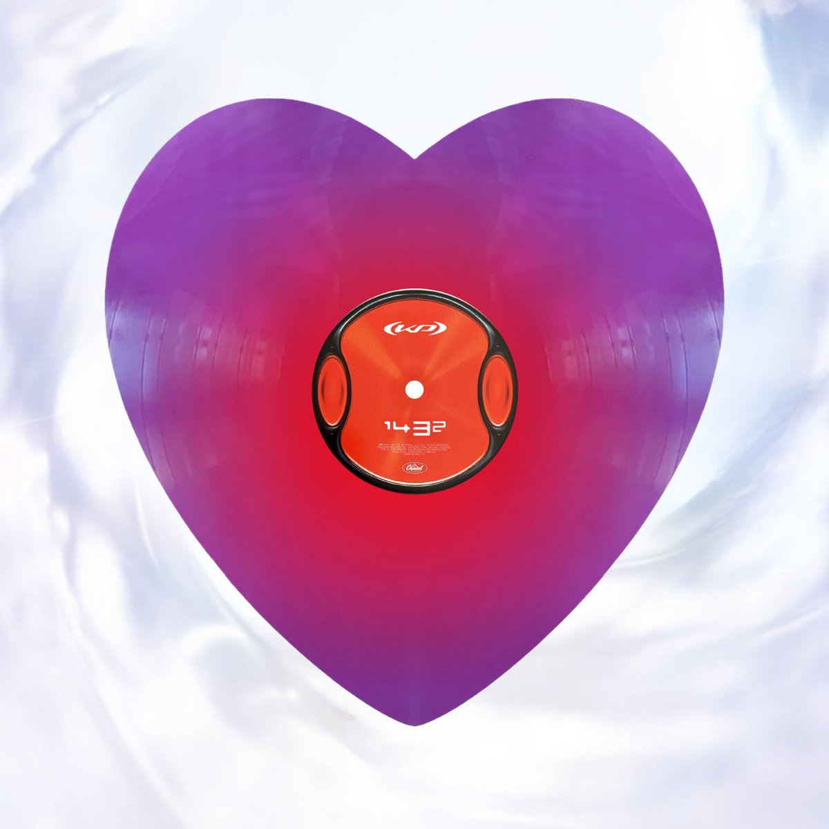 Perfect timing to release a heart shaped vinyl for 1432. Please hear me out! 💜🙏 <a href="/katyperry/">KATY PERRY</a>