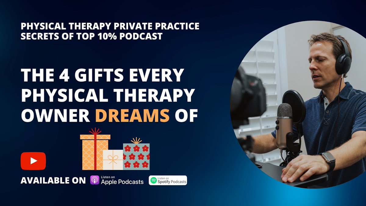 Happy Holidays! 🎁 Here are four #gifts that we know the #physicaltherapy owner dreams of, and practical steps to receive them! You don’t need a miracle (or Santa Claus), you just need an actionable plan! hubs.ly/Q030pljs0