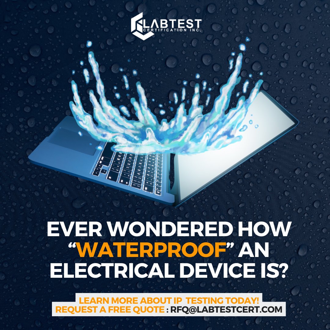 LabTestCert's tweet image. Do you know how “waterproof” your electrical device is? Or is it at all? Learn more about IP Ratings in one of our most watched videos! 
youtu.be/aP0aXuqyiwE

#IPrating #IP67 #ingressProtection #ProductTesting #EnvironmentalTesting #Waterproof #ElectricalDevice