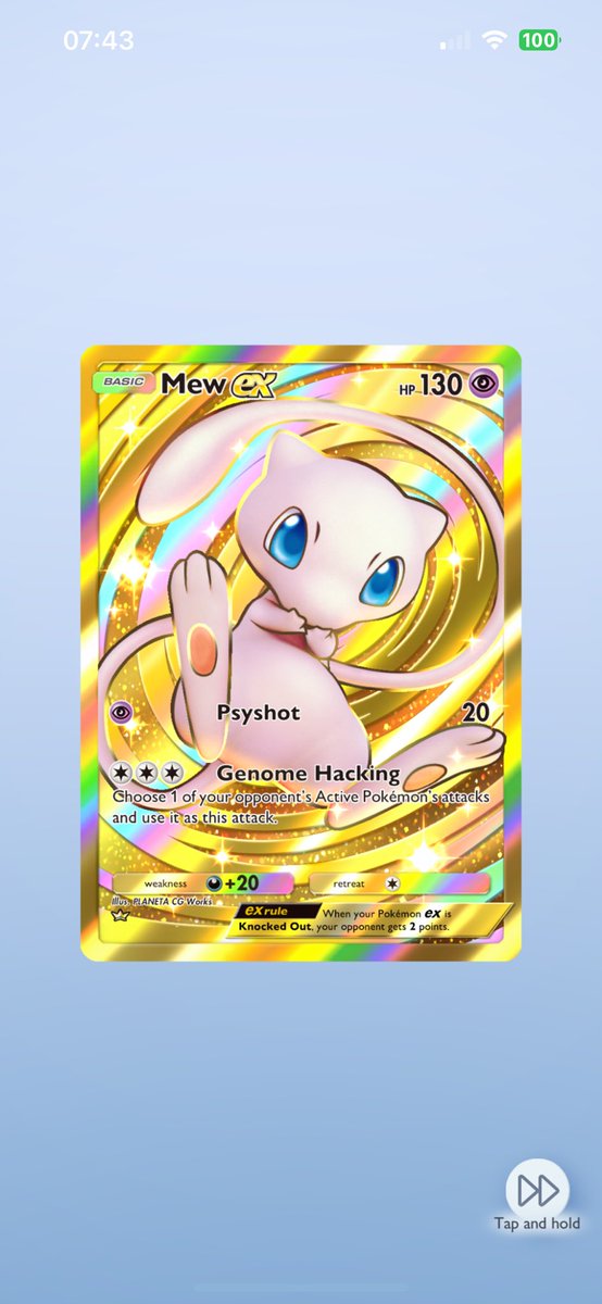 What a beaut 
Can’t believe my luck 😂
<a href="/PokemonTCGP/">Pokémon TCG Pocket</a> 
#Pokemon 
#PokemonTCGPocket