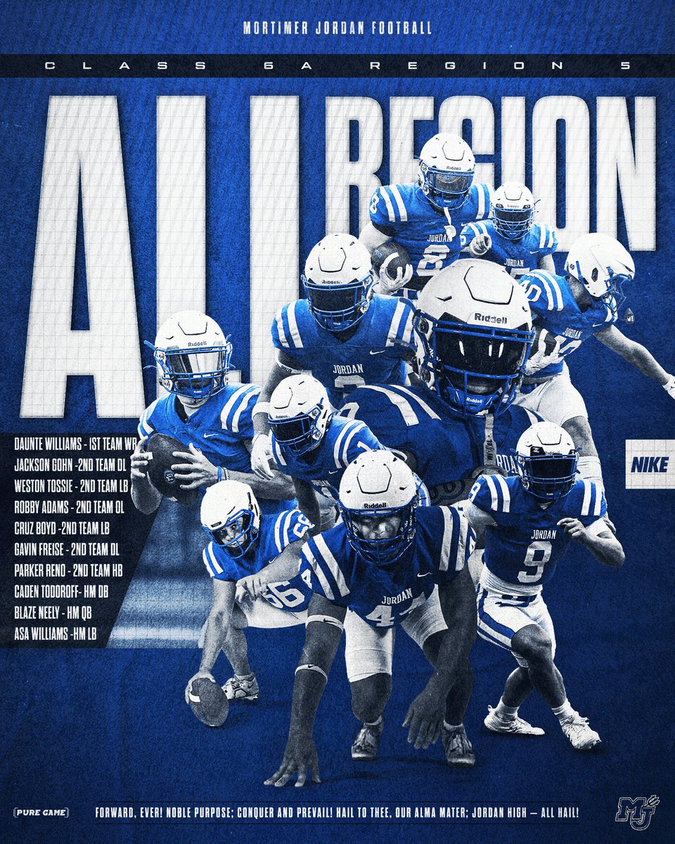 Congrats to our guys who made all region team! 

#MOJO | #EAT | #DayByDayFindAWay