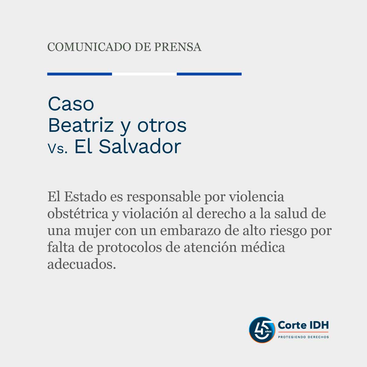 michellestef87's tweet photo. no importa cuántos abogados y lobbystas de células antiderechos contrató el estado salvadoreño para intentar limpiar su imagen, hoy la @CorteIDH confirmó lo que ya sabíamos: El Salvador es responsable por violencia obstétrica y violación al derecho a la salud en el #CasoBeatriz https://t.co/Dkwc4y4DAD