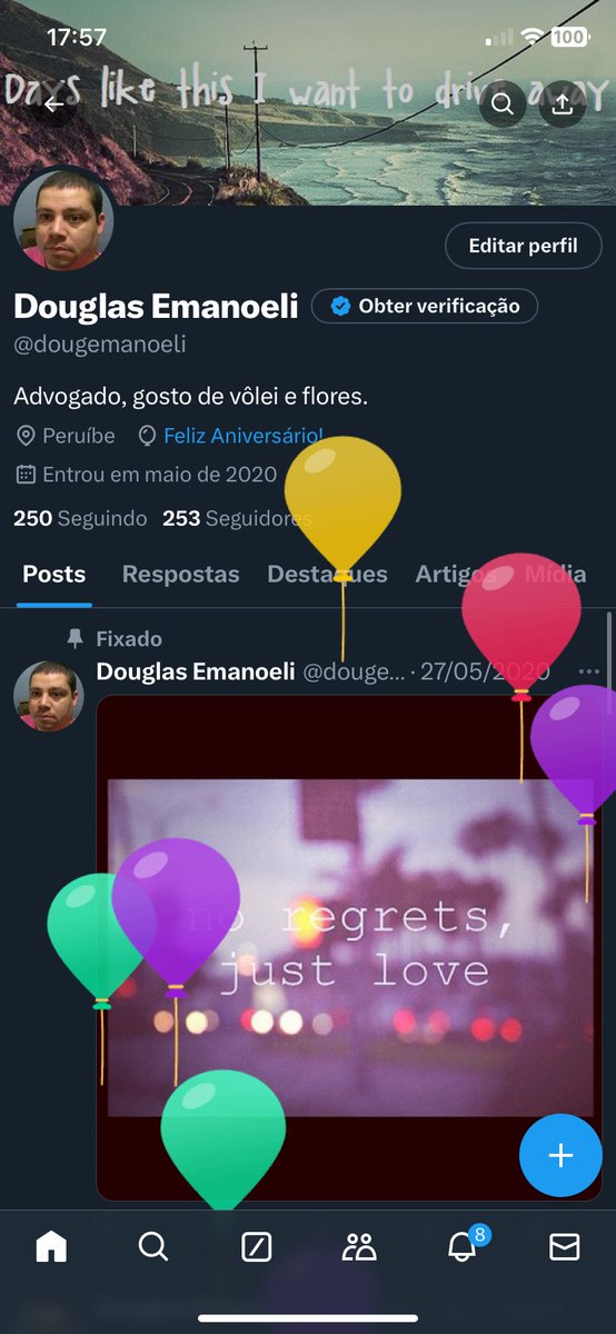dougemanoeli's tweet photo. Mais um ano! 42 já pqp kkkk https://t.co/3vvbARAPN4