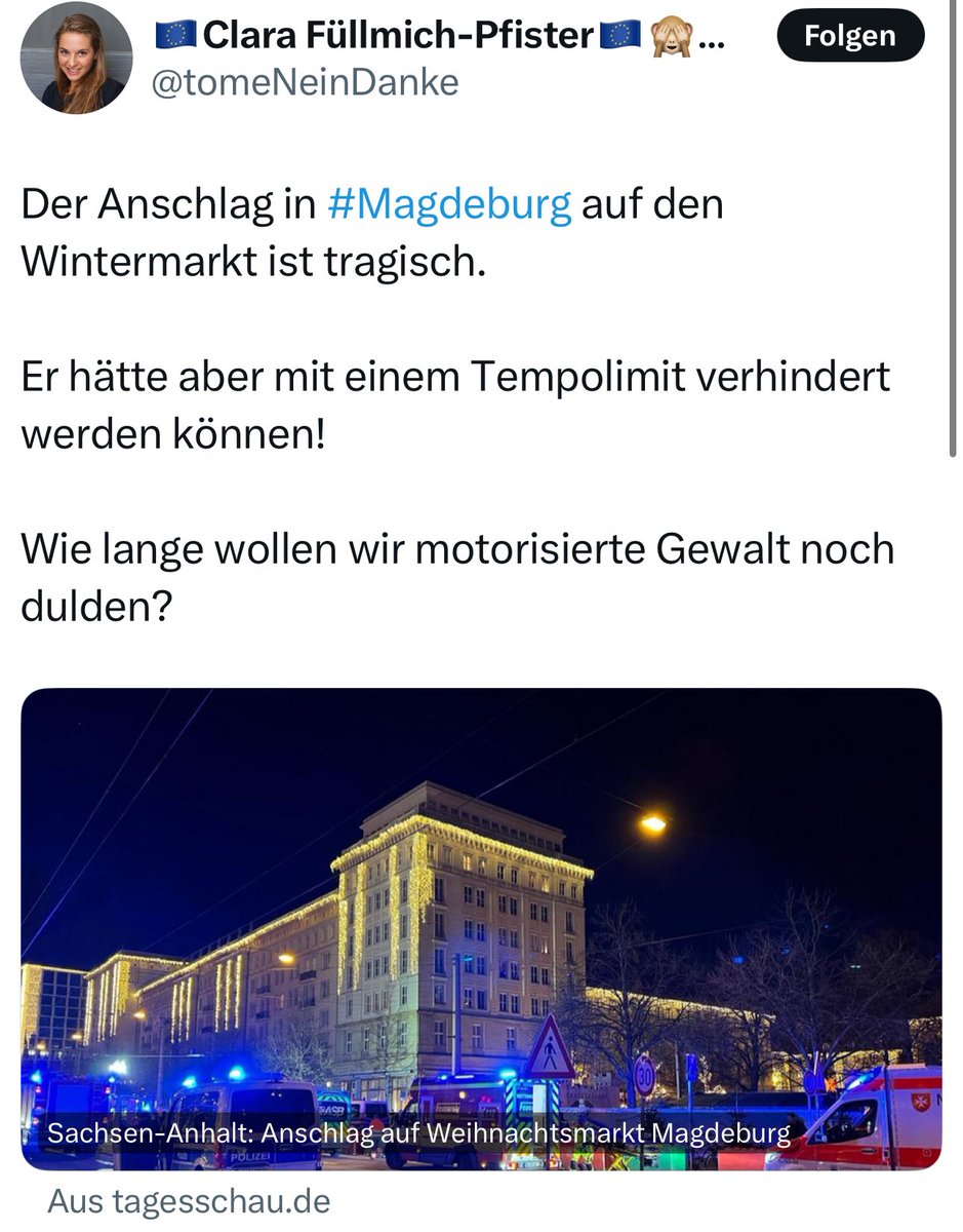 FuckAllLeftWoke's tweet photo. @tomeNeinDanke du bist aktuell die mit Abstand EKELHAFTESTE PERSON dieses Planeten! Ich kotze!!! Es reicht verfickte Scheiße! Wacht endlich auf und befreit euch von diesem ekelhaften #wokevirus
#magdeburg #woke #fuckwoke #syrer #abschieben #fuckleft https://t.co/fVZF3mESnl