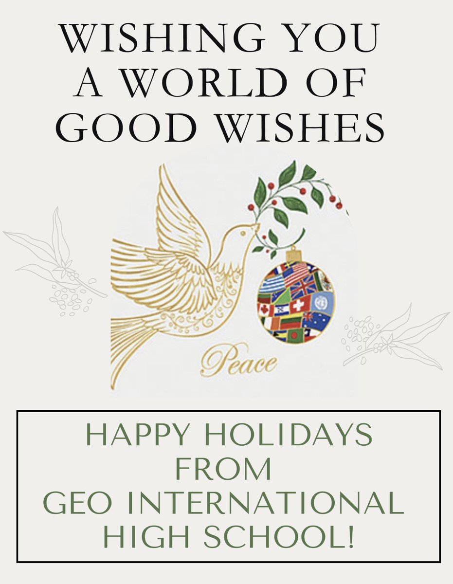 GEO International HS tweet media