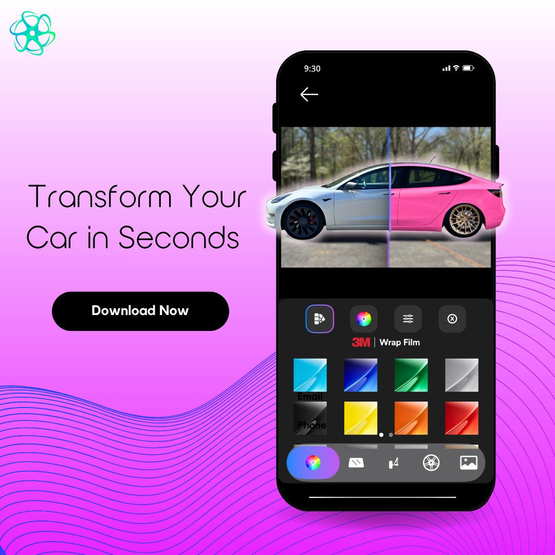BenJacobs_19's tweet photo. https://t.co/KIhrReb6Vw: Customize Your Car Like Never Before.
Get realistic visualizations of what wraps, rims and window tints look like on your car. 
Avalible on the App Store now! 👇
https://t.co/dKrlulqG5Y

#iOS18 #app #BuildinPublic #indiedev #appdev https://t.co/ivTMwPAx1d