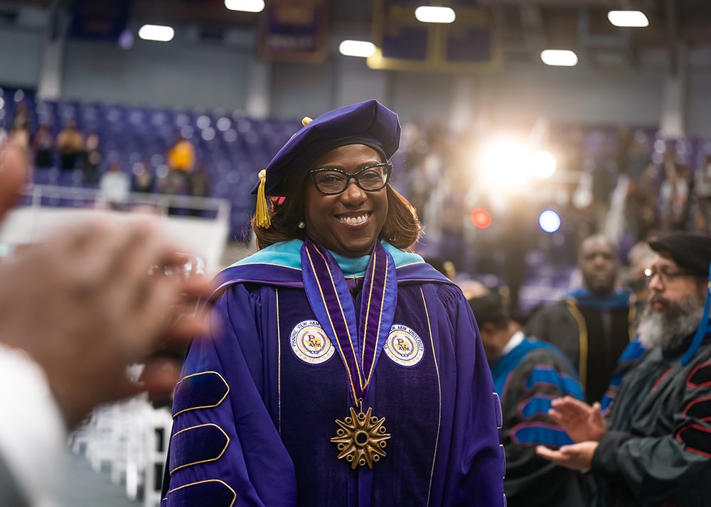 #1 - Welcome, Madame President!
Dr. Tomikia P. LeGrande was inaugurated as PVAMU’s Ninth President.

“My vision for Prairie View A&amp;M University is eminence. Prairie View A&amp;M will be a premier research-intensive public HBCU that serves as a national model for student success.”