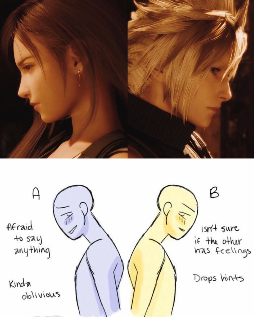 Cloud and Tifa invented mutual pining
