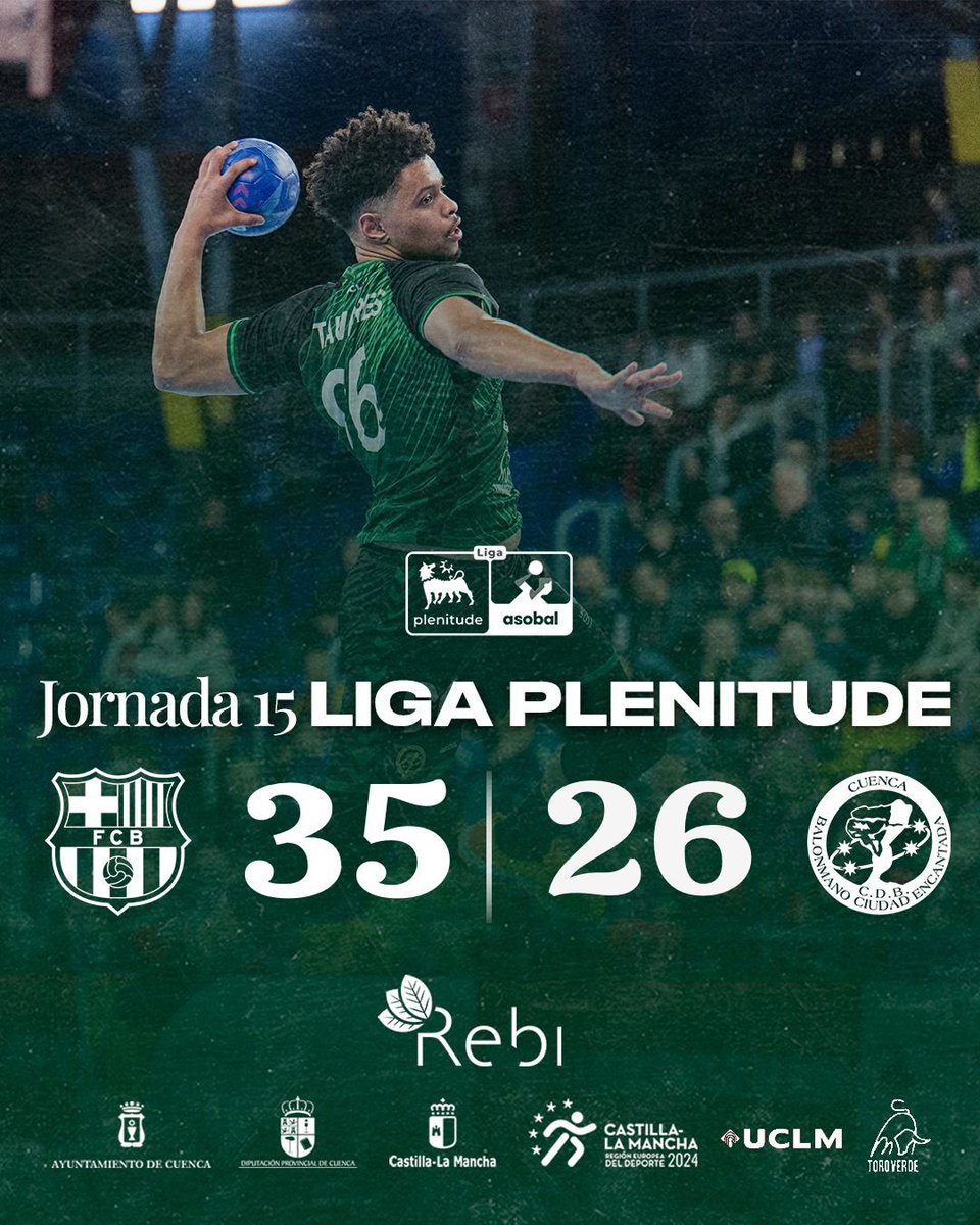 BMCdadEncantada's tweet photo. Cerramos el año intentándolo hasta el final en el Palau‼️

No pudo ser en casa del campeón 💪

Toca coger fuerzas para la segunda vuelta 😊

#CuencaCopón https://t.co/ebbiCl3q5d