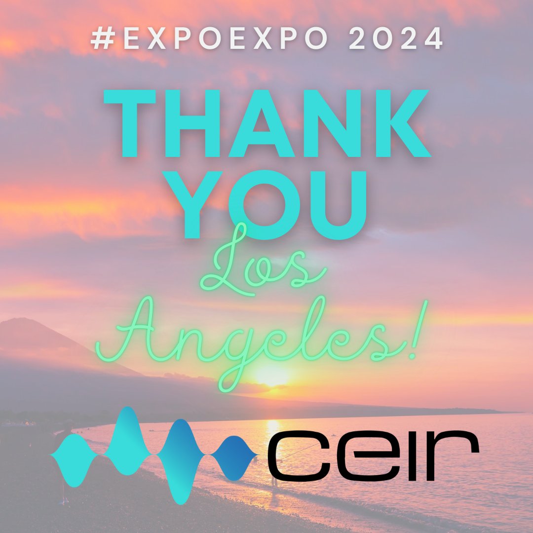Thank you, Los Angeles, for an exciting #exoexpo this year! And huge thanks to all of YOU for your support. We cannot wait to see you in 2025!

#ceir #expoexpo #bettertogether