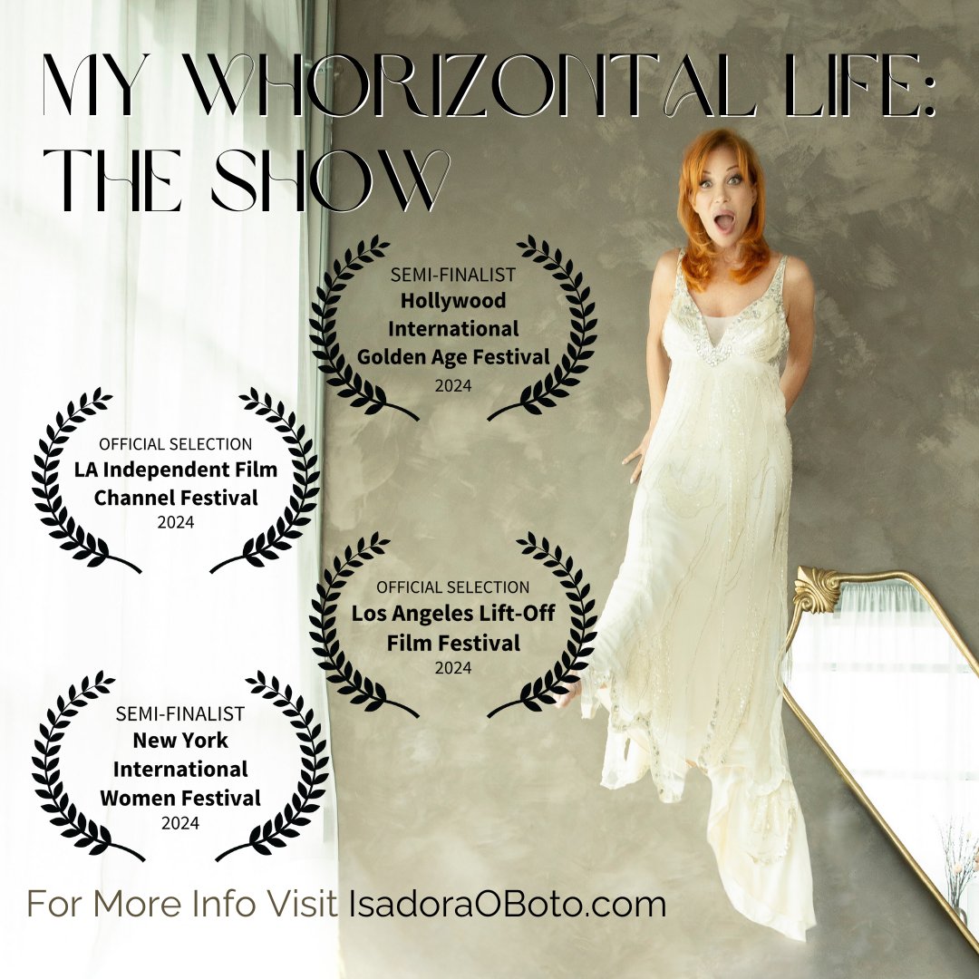 IsadoraOBoto's tweet photo. This year has flown by...and I haven't been resting on my Laurels..but I did earn some! So so proud of this work and grateful for all of your support for My Whorizontal Life - the Book and the Show!! 

⭐️For more info about what I'm up to you can visit https://t.co/cQxnqxe9fY! https://t.co/B8hRbreFUD