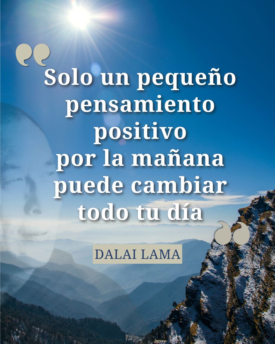 DrLopezRosetti's tweet photo. En mi experiencia personal coincido con esta #frase de Dalai Lama.

Los pensamientos positivos son fundamentales en la construcción de la felicidad.

Le propongo cerrar un instante los ojos y busque en su interior un pensamiento positivo. Intente hacerlo cada mañana, hace bien!

Puede compartir su reflexión sobre esta frase y su experiencia al hacerlo…

Buen domingo para todos!

#pensamientospositivos