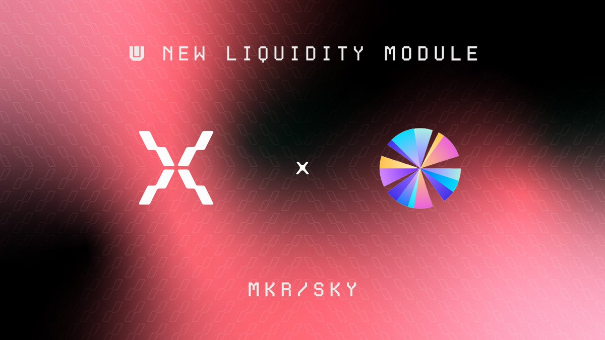 GluexProtocol's tweet photo. 1/🚀 New Liquidity Module Announcement!

Maker-Sky Converter

from @SkyEcosystem https://t.co/F02fspumJF