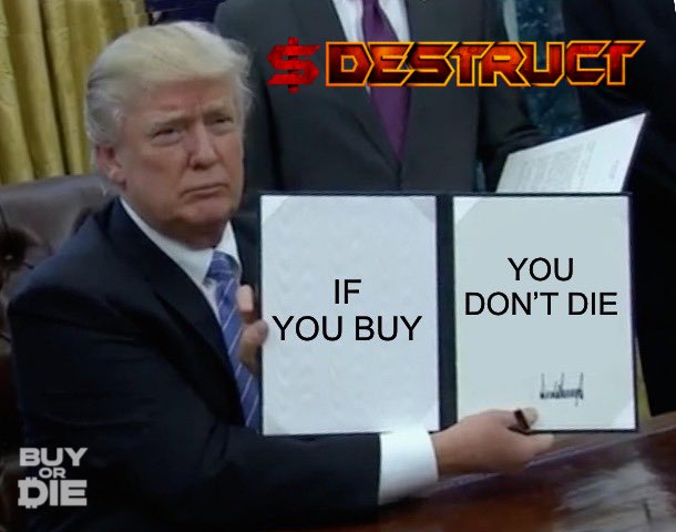 bitcoin_bando's tweet image. BUY OR D!E
#DrDestruction #Destruct