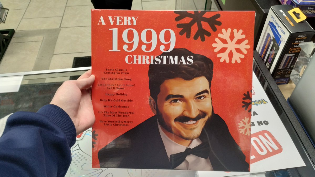 GlennMoore41's tweet photo. Just got the Christmas album of the century today! Hope the peoples like listening to it all day cause I'm hooking up the record player to the speakers! https://t.co/flfd487grt
