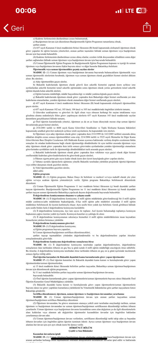 Kariyer Basamakları (Uzman ve Başöğretmenlik)Yönetmeliği Yayımlandı. Sıra Kılavuzun Yayımlanması ve Tüm Eğitimlerin Online Olmasında…

Daha önce Öğretmen Meslek Kanunun yasalaşması için çok çaba sarfettik. ÖMK yasallaştıktan sonra kanundaki eksiklik ve boşlukların yönetmelikle