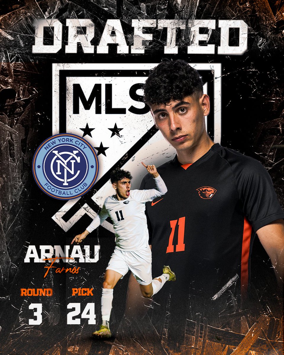 BeaverMSoccer's tweet photo. ‼️ Arnau Farnos has been selected by NYCFC in the third round of the MLS SuperDraft!‼️ https://t.co/AVPh7rdAhP