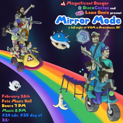 🚨 SHOW ANNOUNCEMENT! 🚨 Get ready, Providence—we're joining forces once again with the brass monsters over at <a href="/magdanbrass/">Magnificent Danger</a> and, joining us for the first time, the VGM giants <a href="/LameGenieVGM/">Lame Genie | Video Game Music</a> , to bring you an unforgettable all-nighter of VGM bangers at <a href="/fetemusic/">Fete Music Hall</a>! Tickets below!