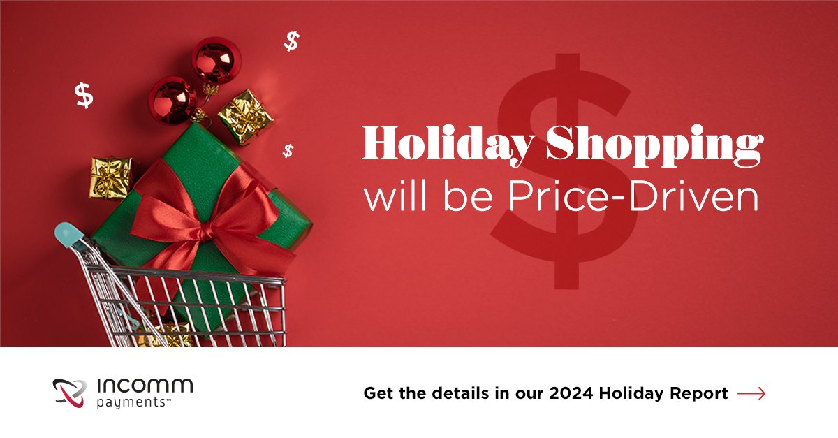 Avoiding price increases is near the top of holiday shoppers' wish lists. How are they adjusting their shopping plans? Read our 2024 Holiday Report to learn more: incomm.com/incomm-payment…