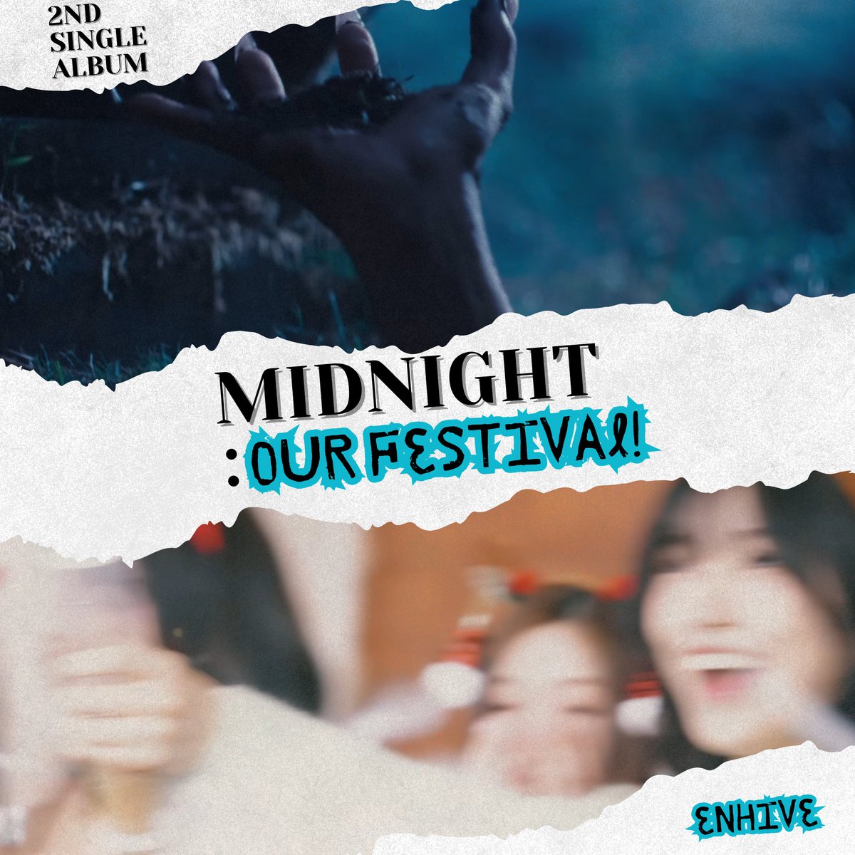 𝗘𝗡𝗛𝗜𝗩𝗘 "MIDNIGHT:OUR FESTIVAL!" [2ND SINGLE ALBUM] 

   <SINGLE COVER >
             21.12.24

#NPOP #ENHIVE
