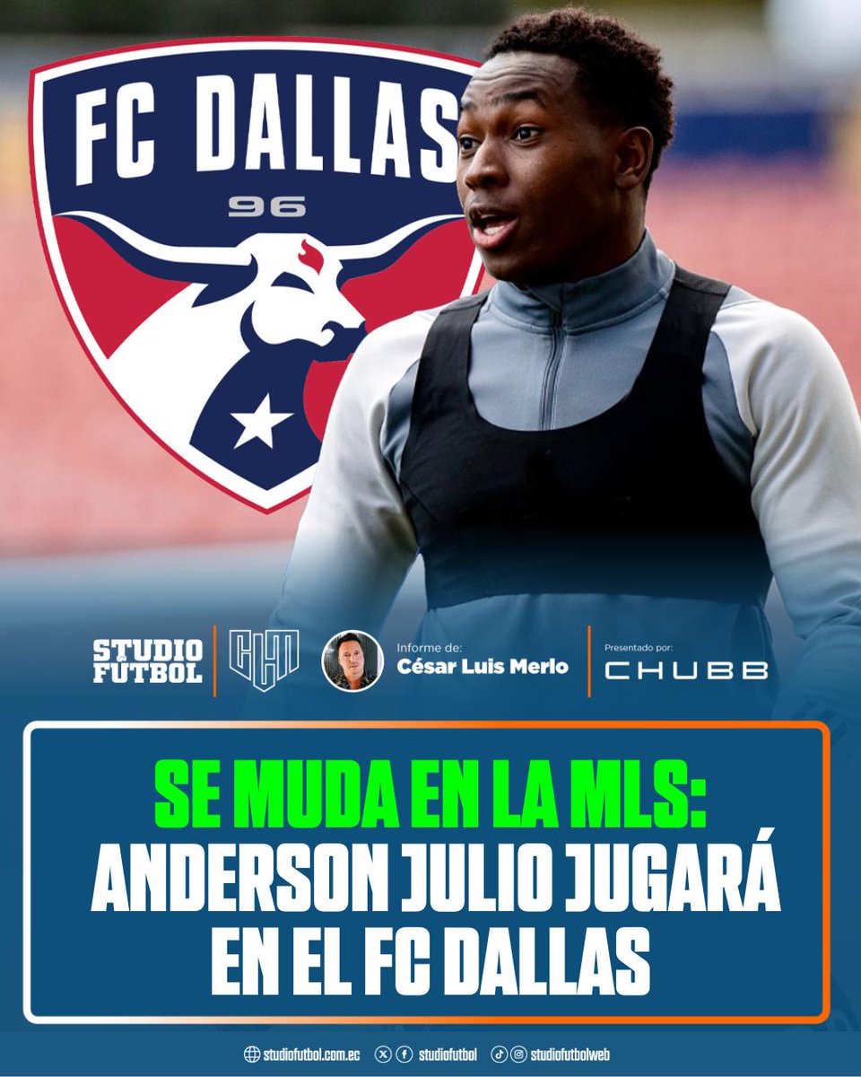 StudioFutbol's tweet photo. ¡ATENCIÓN!

Anderson Julio cambiará de equipo dentro de la MLS https://t.co/pVedJJ0Bsn

ℹ️​: @CLMerlo // Presentado por @Chubb_Seguros https://t.co/Sbd9Hw4SRM