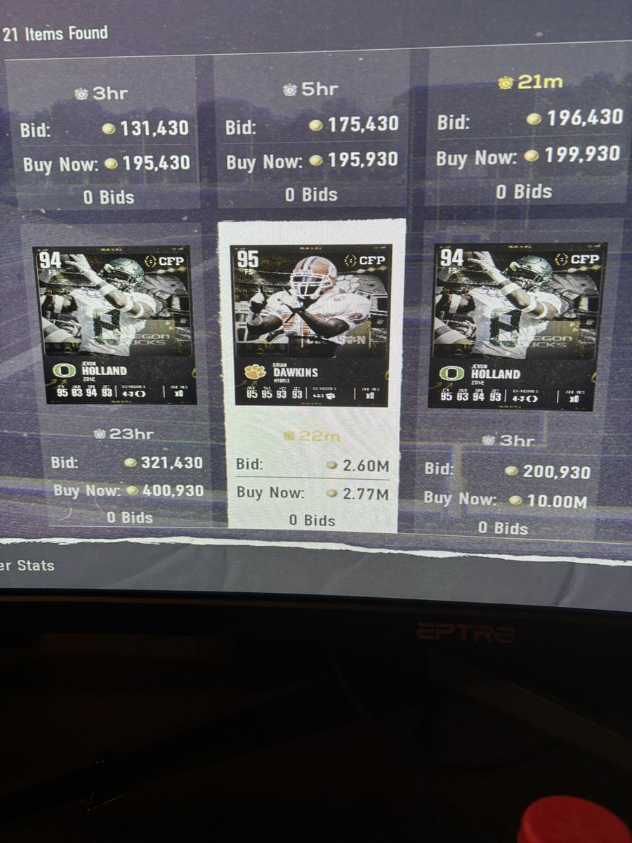 jerome_mikel's tweet photo. @CFBdotFAN @EASPORTS_CUT  @Zirksee when did this happen???? Only 1 on the block https://t.co/aLXFDYTnTT