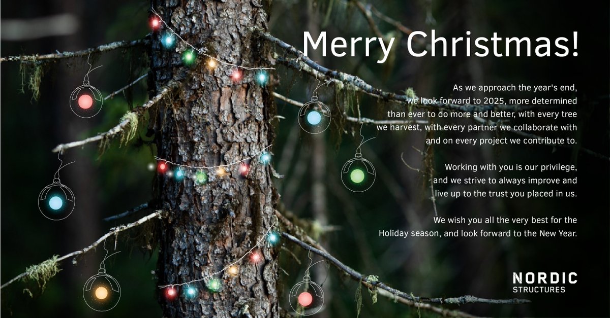 NordicStructure's tweet image. Happy Holidays🎄